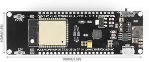 ESP32 AVEC SUPPORT DE BATTERIE 18650
