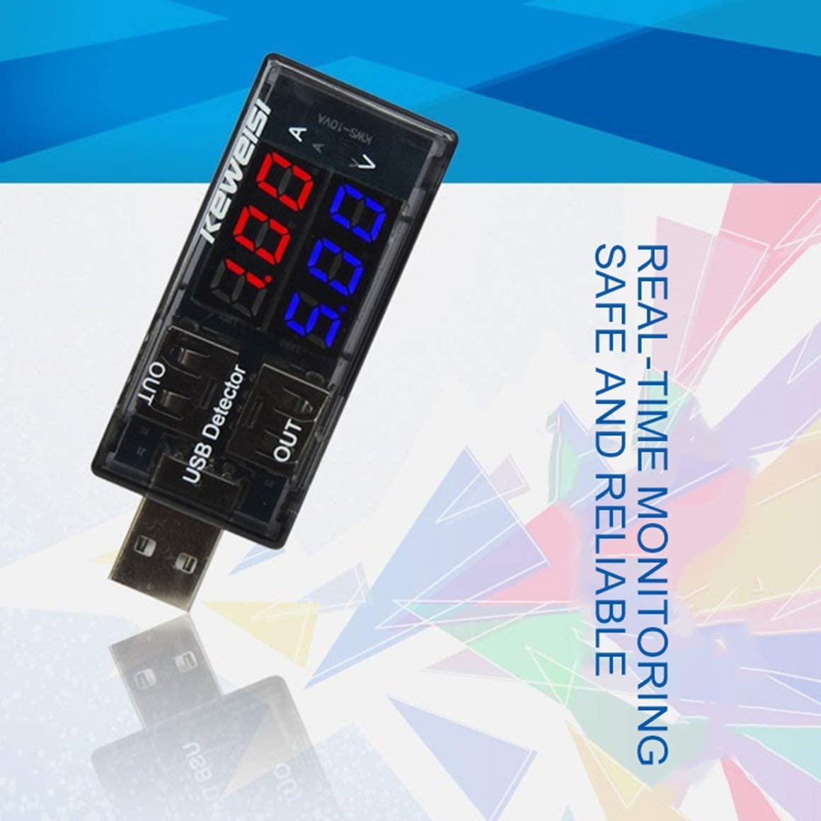 usb voltmétre ampéremétre testeur