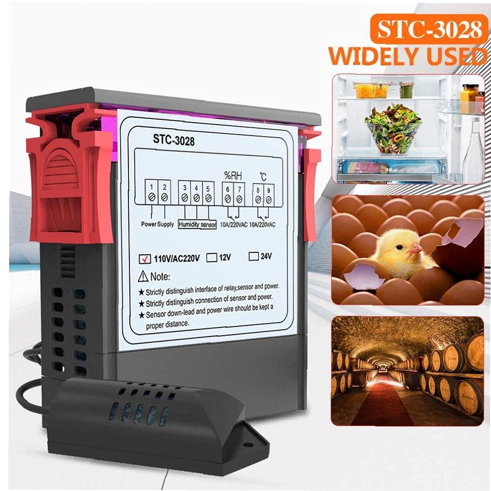 Contrôleur De Temperature Et Humidite Stc-3028