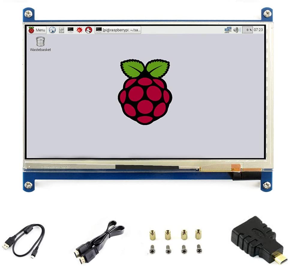 Ecran LCD 7 pouces tactile HDMI pour Raspberry