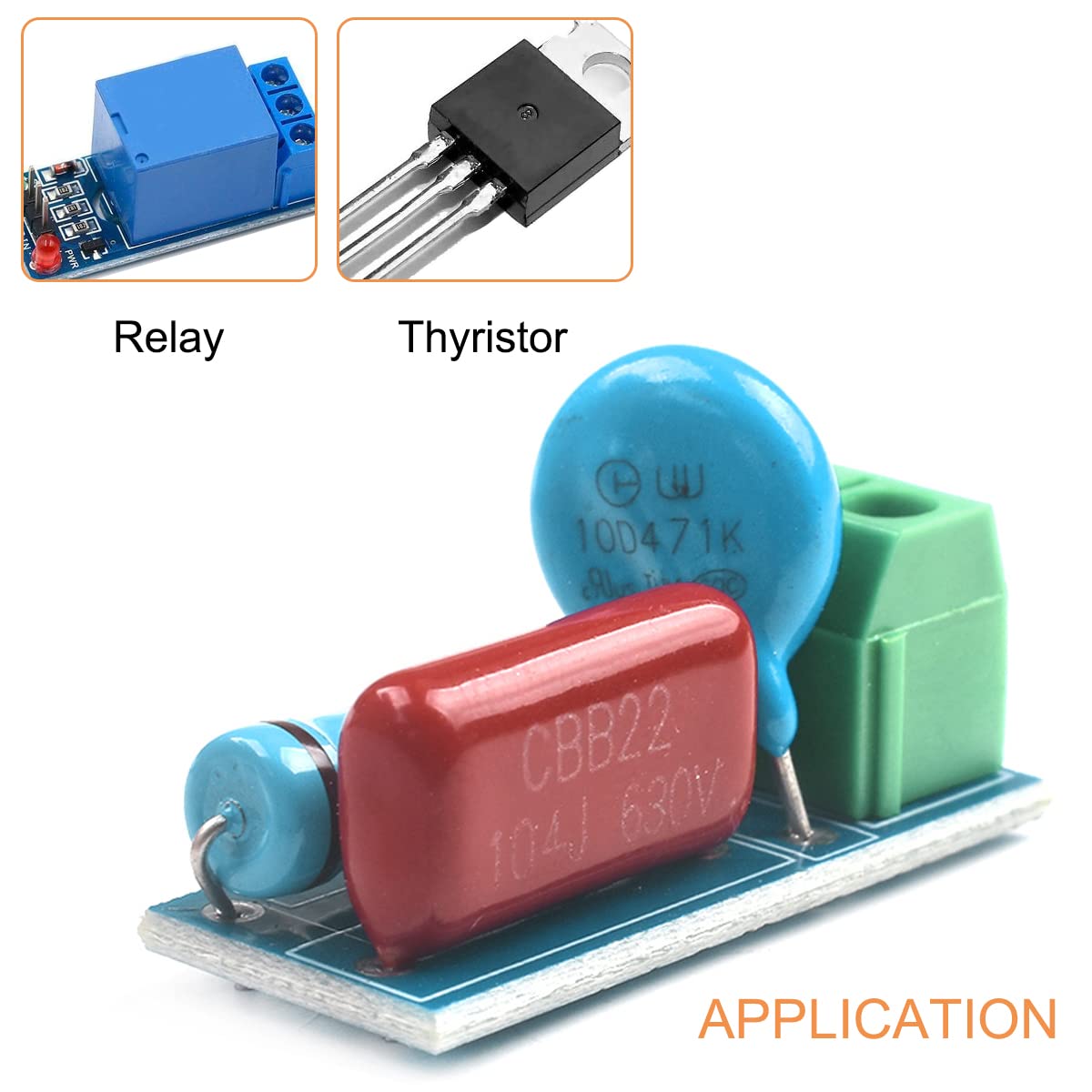 Module protection RC pour éviter les circuits d'interférence de AC/DC, 5V-400V