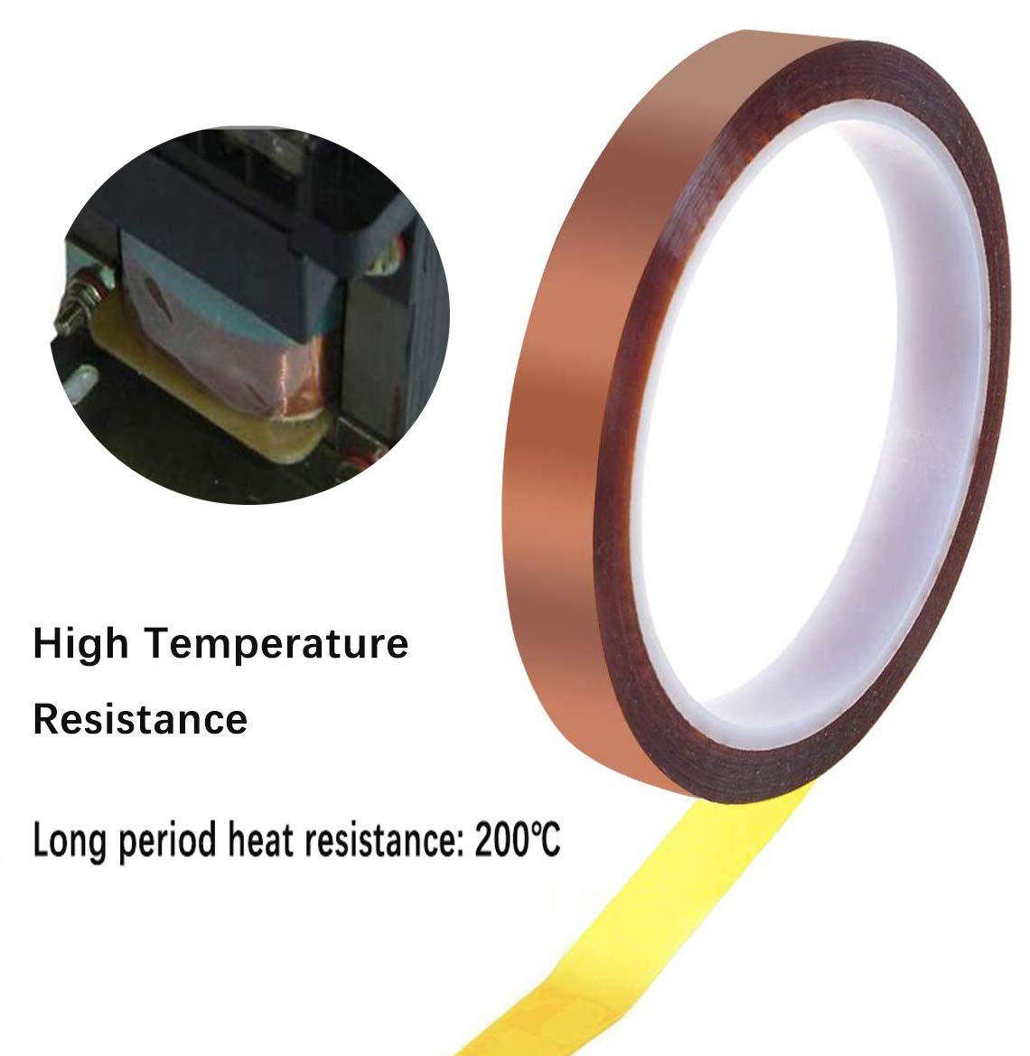 Ruban Kapton résistant à la chaleur pour soudage électronique, outil de réparation L 33M / D 5mm 10mm 20mm 30mm 50mm