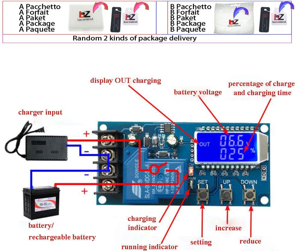 chargeur de batterie   XY-L30A 30A (6-60)V HW-750