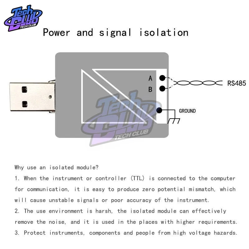 Convertisseur USB vers RS485 , CH340E