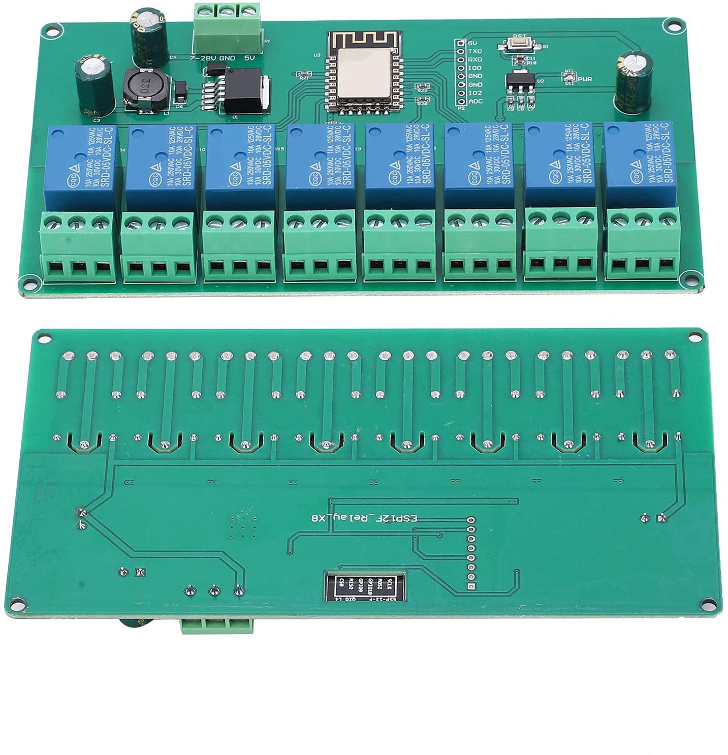 MODULE DE RELAIS WIFI ESP8266 8 CANAUX 5V/8-80V
