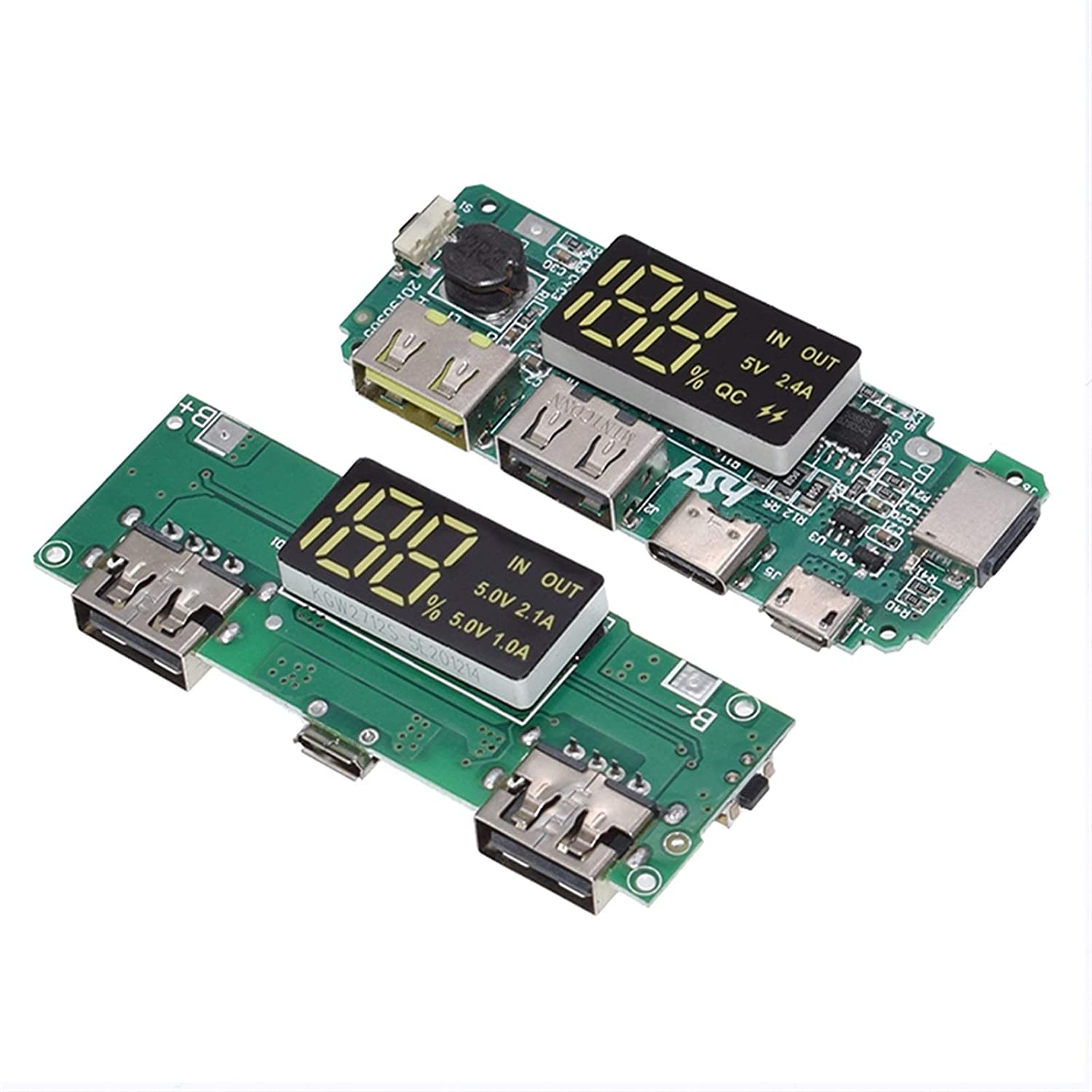 CHARGEUR batterie Lithium 18650 Module d'alimentation USB 5V 2,4 A