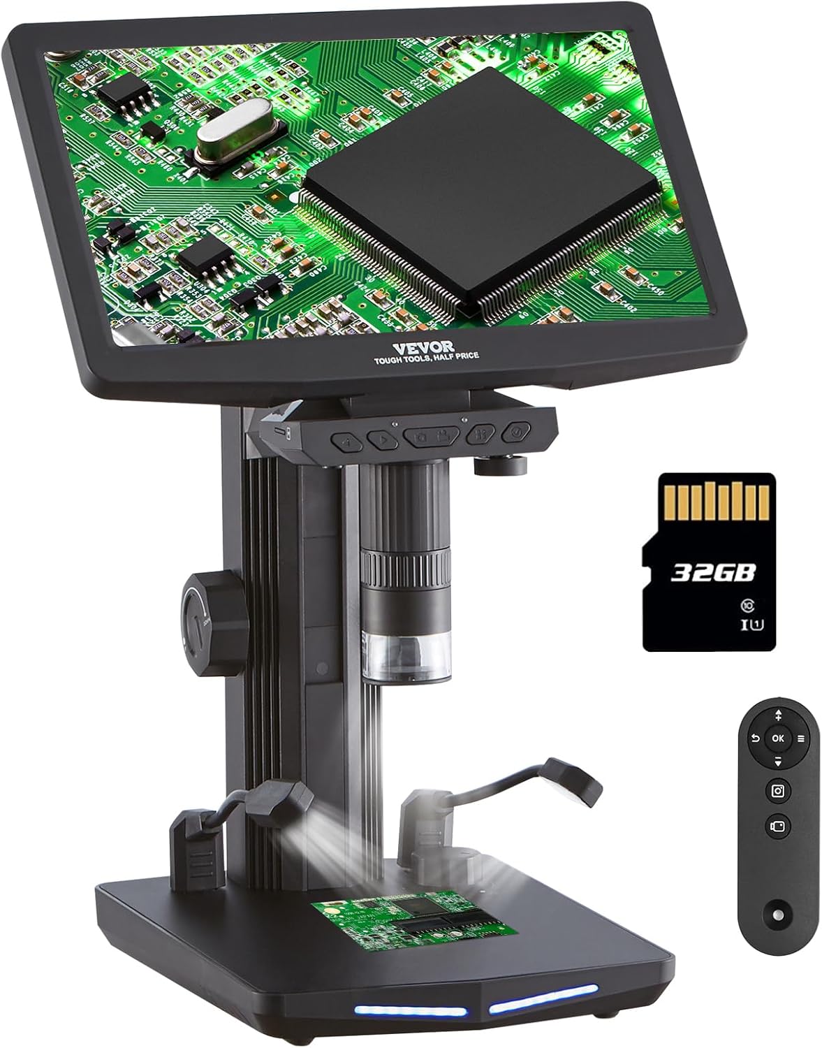 Microscope numérique multifonction W10 10,1" HDMI 1300X avec ecran IPS