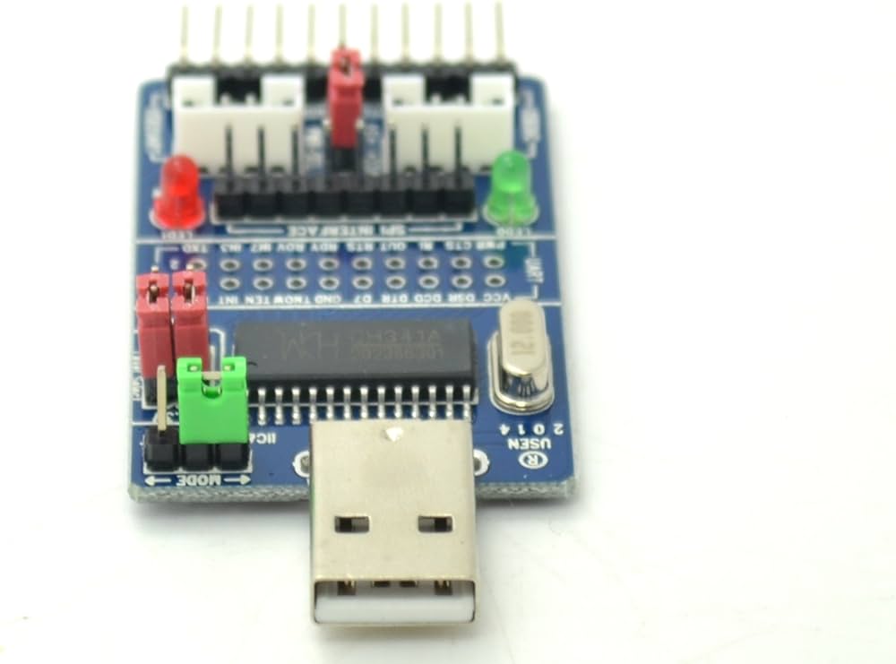 CONVERTISSEUR CH341A USB vers SPI I2C IIC UART TTL ISP débogageRS232 RS485