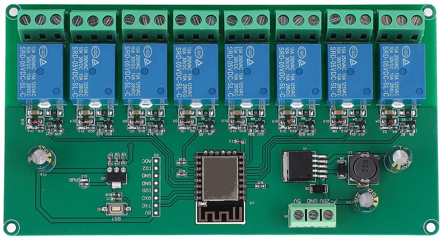 MODULE DE RELAIS WIFI ESP8266 8 CANAUX 5V/8-80V