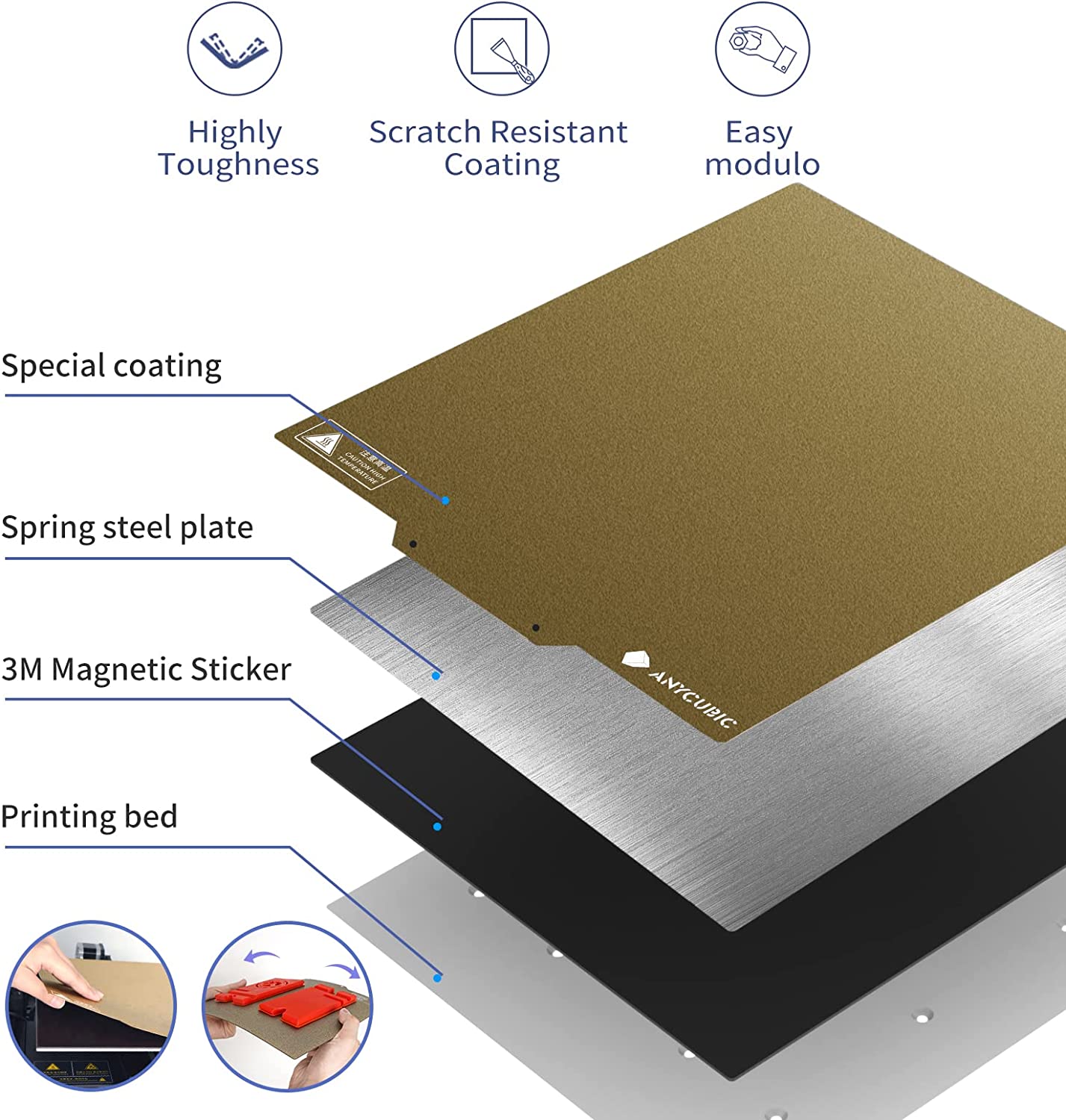 ANYCUBIC Vyper Imprimante 3D Taille d'impression 245 x 245 x 260 mm