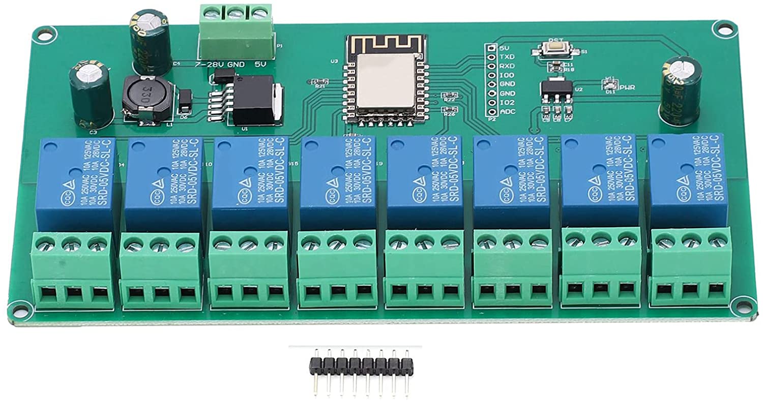 MODULE DE RELAIS WIFI ESP8266 8 CANAUX 5V/8-80V