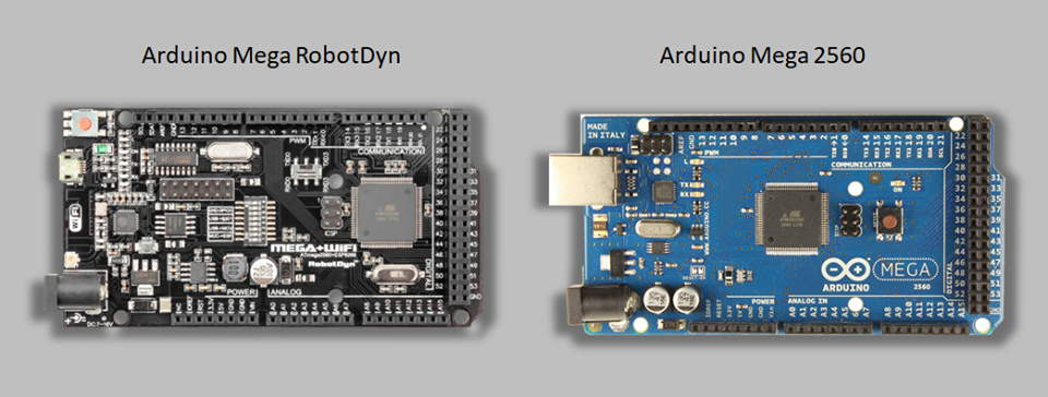 arduino mega 2560 avec wifi intégré - esp8266