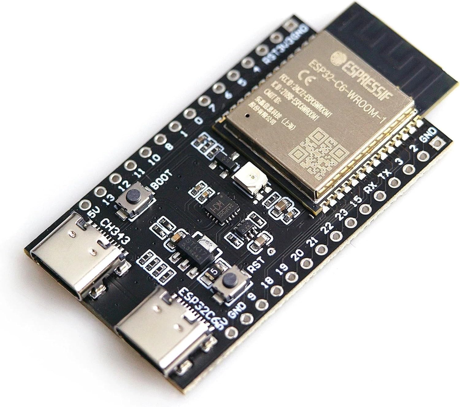 carte ESP32-C6-WROOM-1-N16 Type-C
