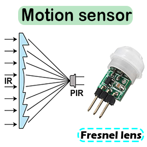 capteur de mouvement AM312 DC 2.7V à 12V