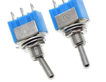 Interrupteur à bascule switch, 3 broches, 3 positions, ON-ON