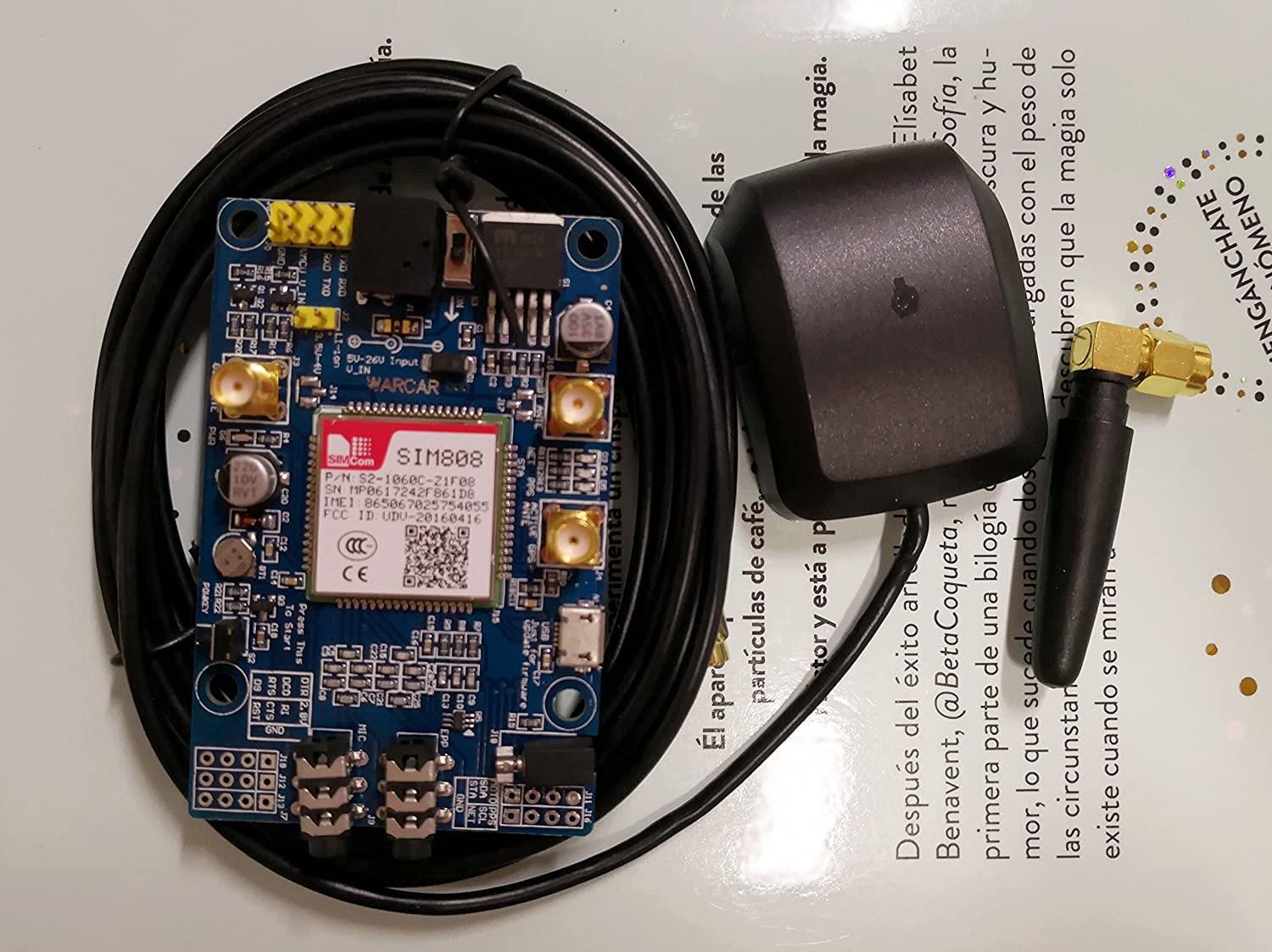 Carte de développement SIM808 GPS/GPRS/GSM SHIELD