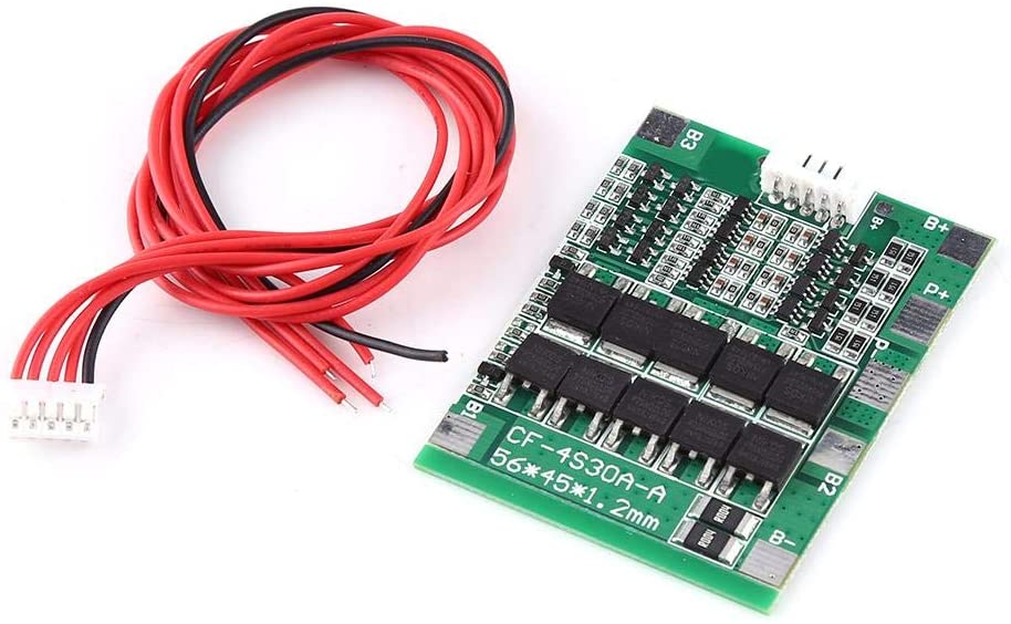 BMS 4s 30A chargeur batterie Lithium-ion 18650 + cable