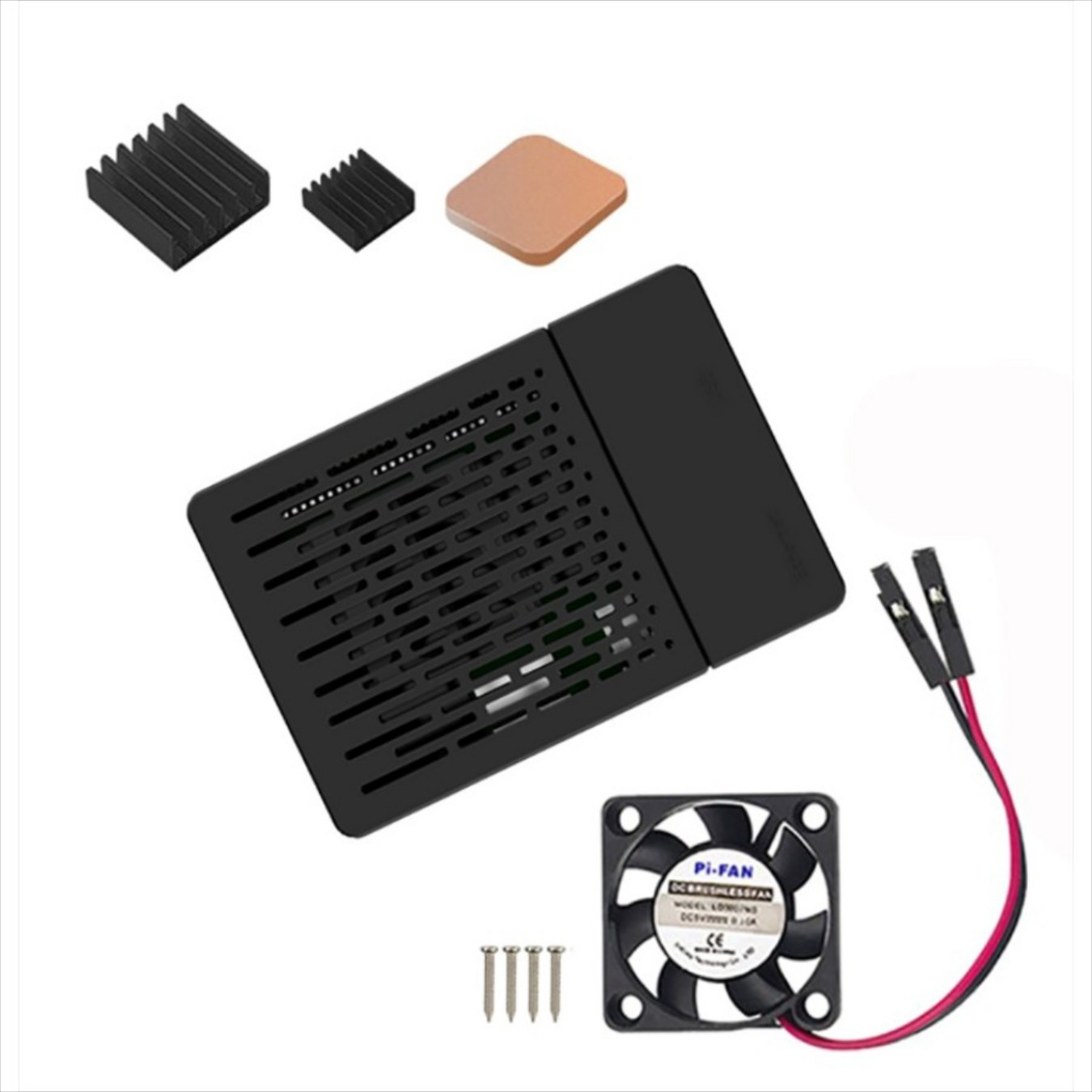boitier raspberry 3 b+ + ventilateur