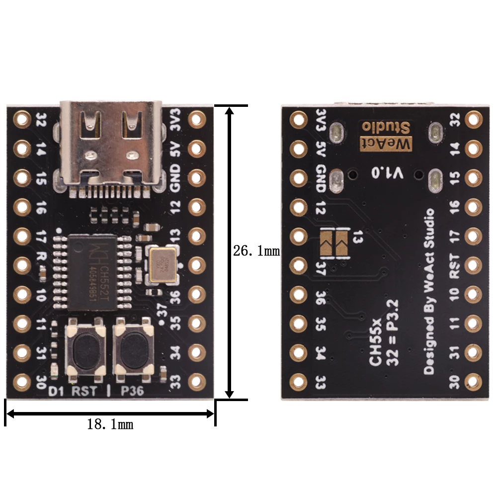 carte de développement ARDUINO CH552 Mini