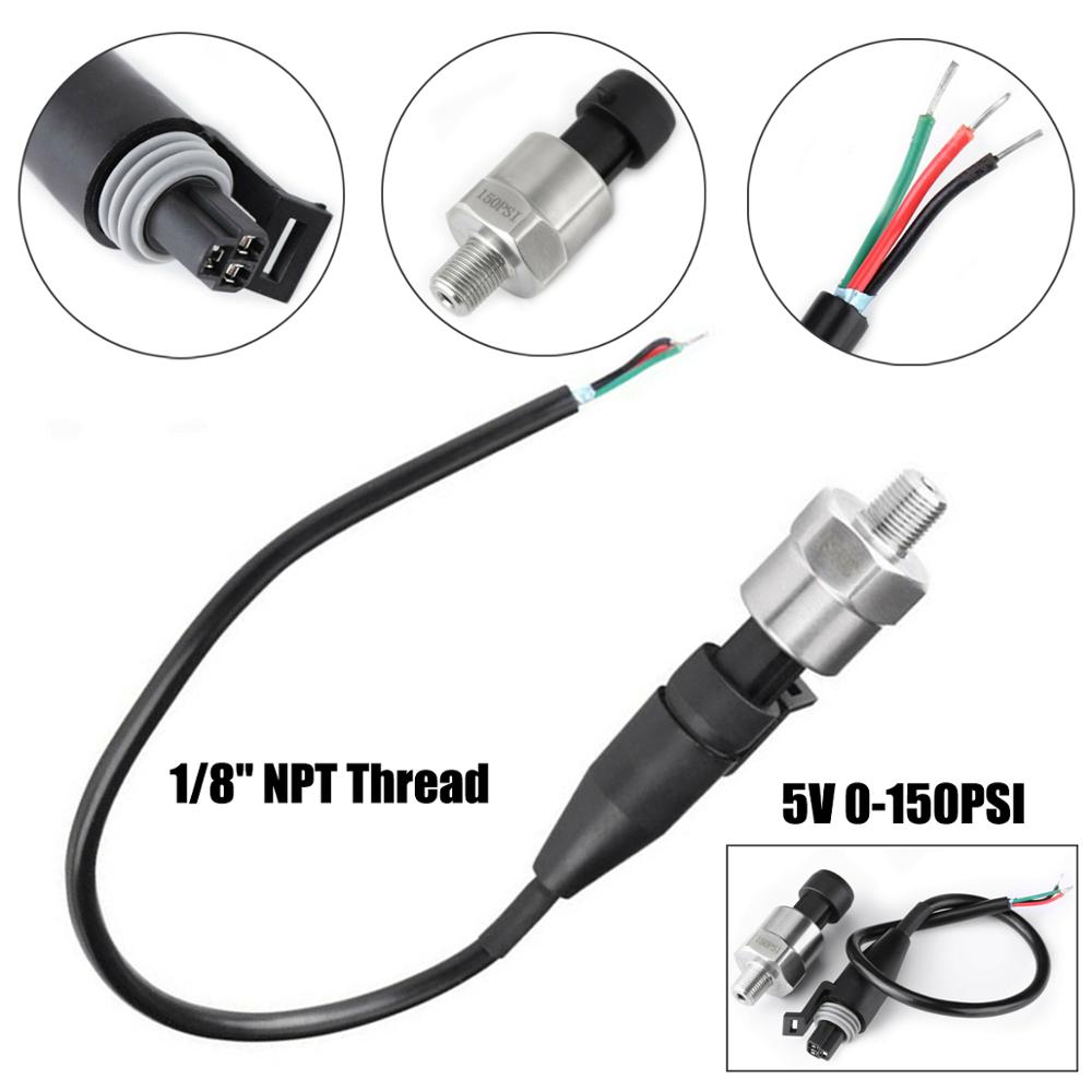 Capteur de pression hydraulique 5V G1/4 0-1.2 MPa, pour eau/huile/gaz Non corrosif