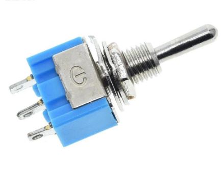 Interrupteur à bascule switch, 3 broches, 3 positions, ON-ON