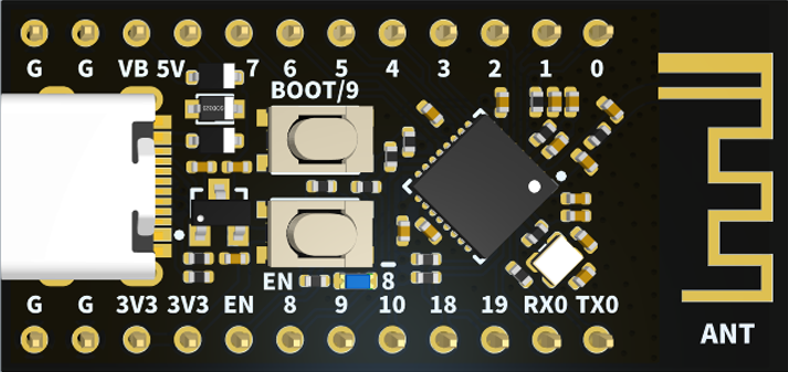 MINI WeAct Studio ESP32-C3 (ESP32-C3FH4)
