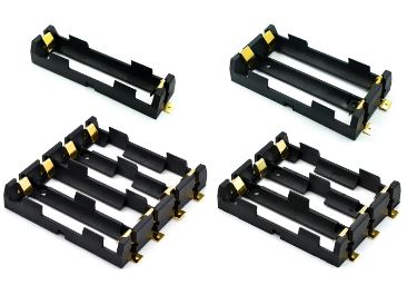 Boîte porte-piles série 1x2x18650