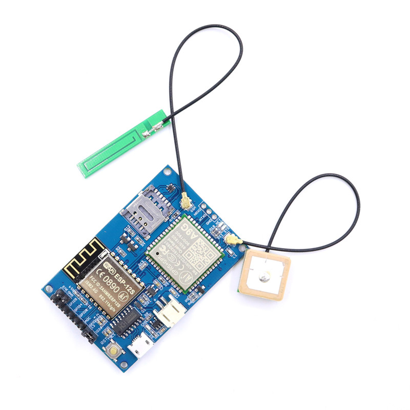 ESP8266 WIFI + Module A9G GPRS/GSM + GPS/BDS