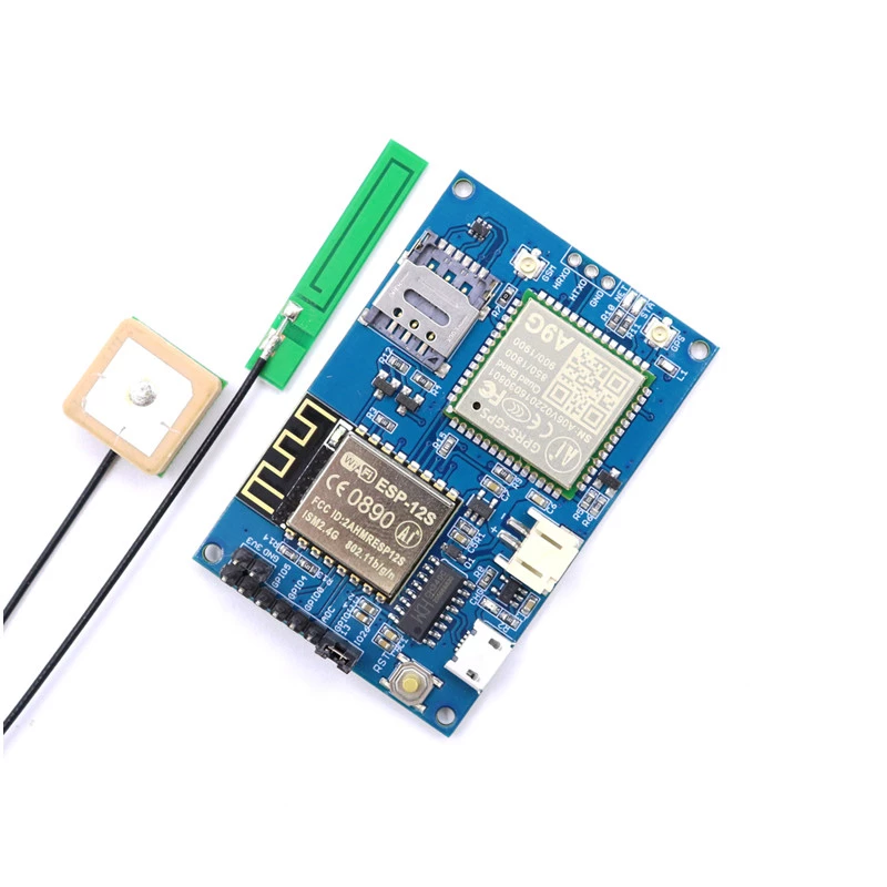 ESP8266 WIFI + Module A9G GPRS/GSM + GPS/BDS