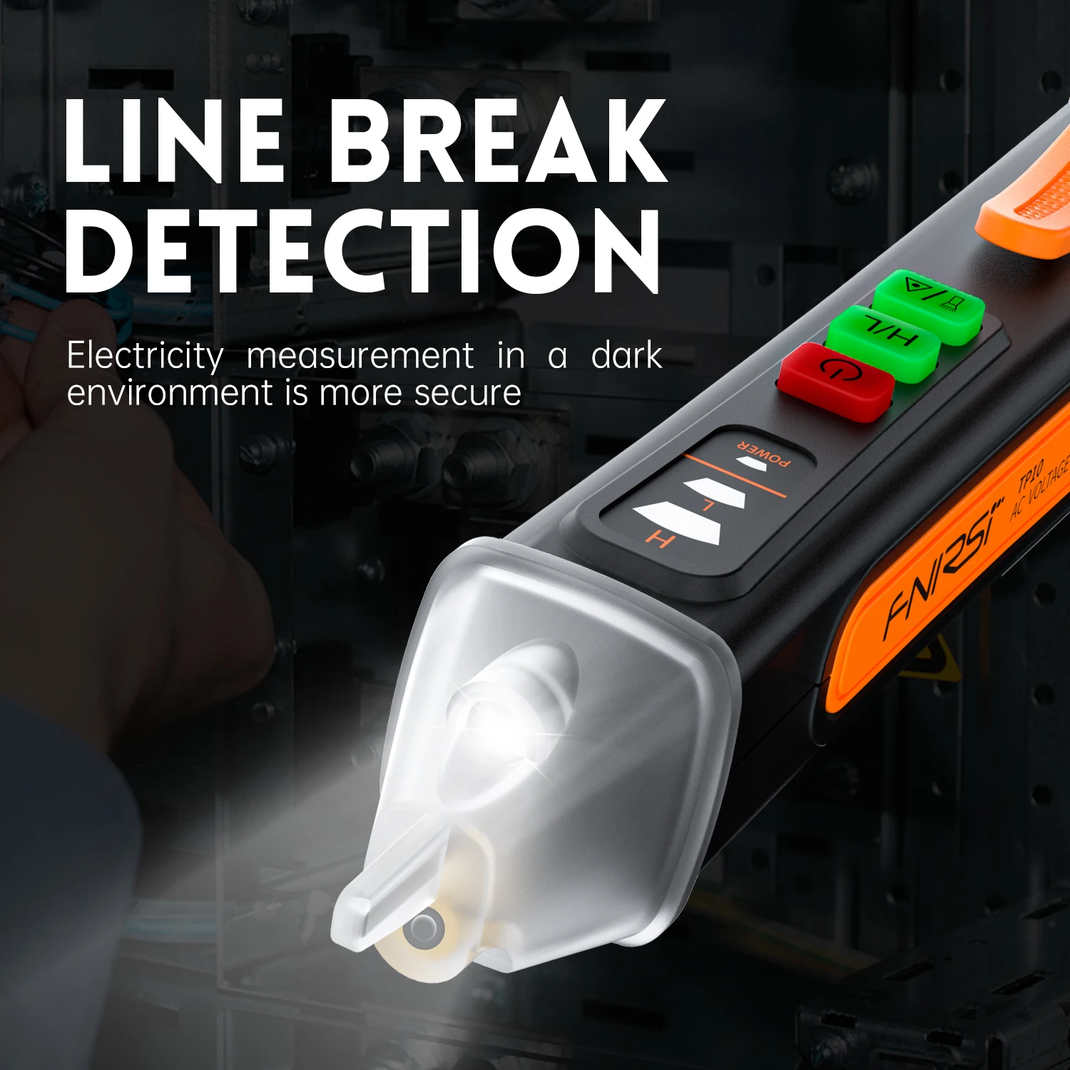 FNIRSI – testeur de tension intelligent sans Contact TP10, 12-1000V AC