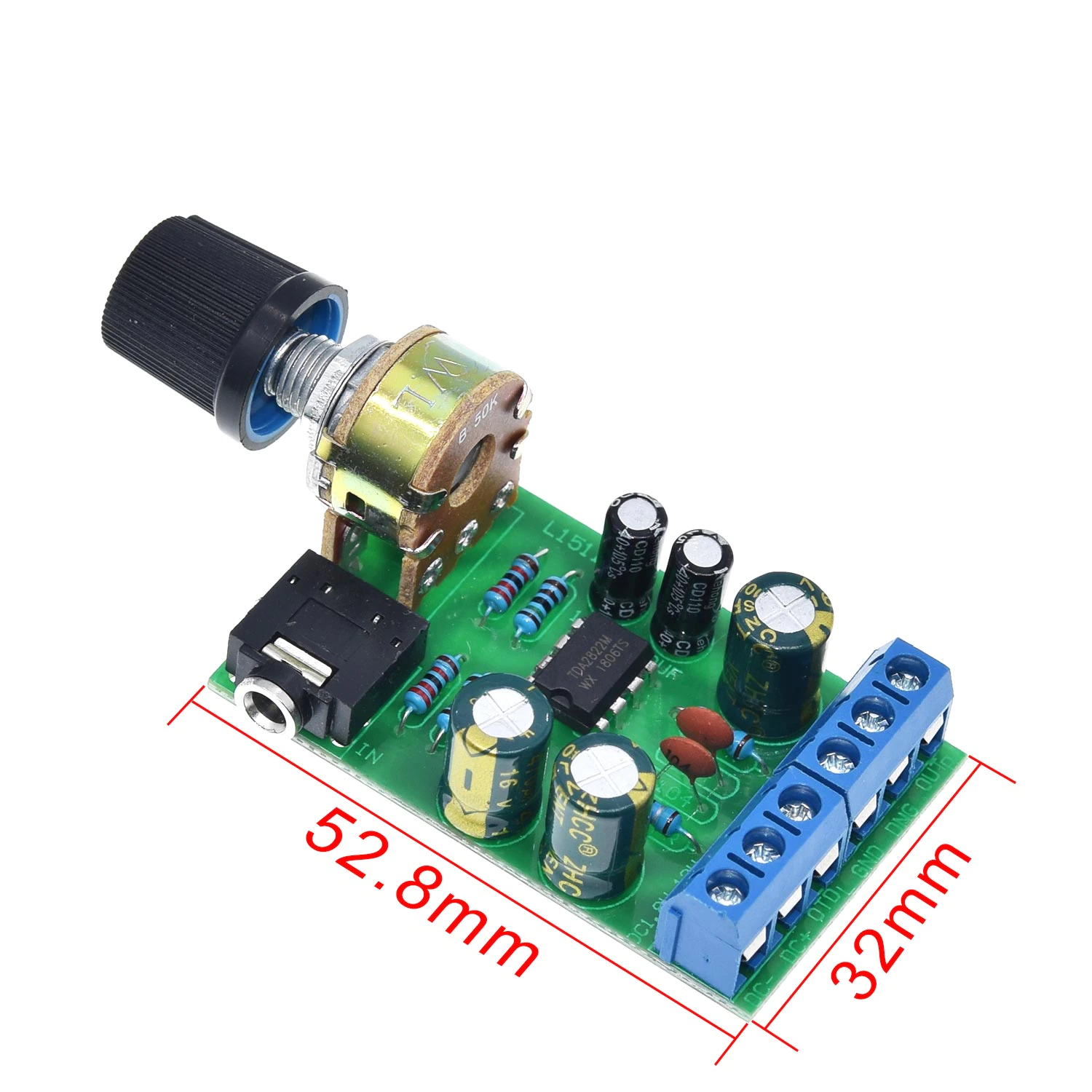Amplificateur audio module   TDA2822M 2.0-CH