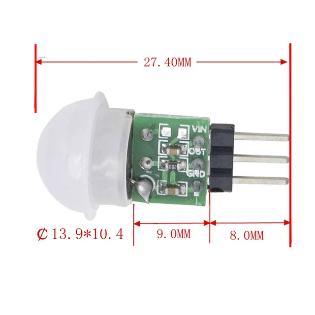 capteur de mouvement AM312 DC 2.7V à 12V