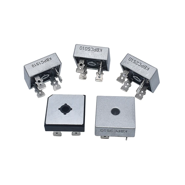Pont redresseur à diode, KBPC1510 KBPC2510 KBPC3510 KBPC5010 SKBPC5016 KBPC3516 15A 25A 35A 50A 1000V