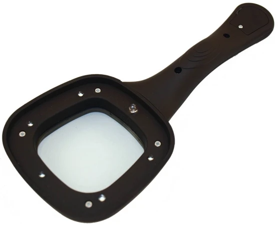 loupe manuelle rectangulaire 4x .60mm (6 LED) th-600558
