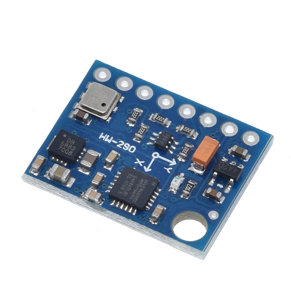 Gyroscope Accéléromètre MPU6050 + HMC5883L Boussole  + BMP180 pression