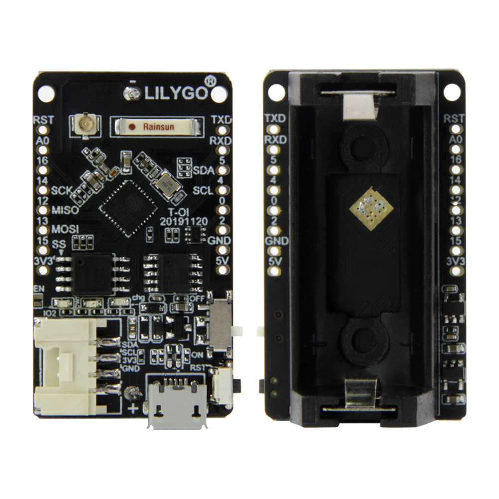 TTGO  MINI D1 ESP8266 + support de batterie Rechargeable 16340