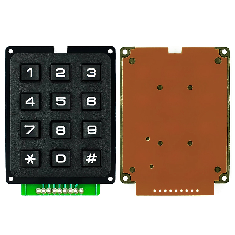 clavier 3*4 touches matrix plastic