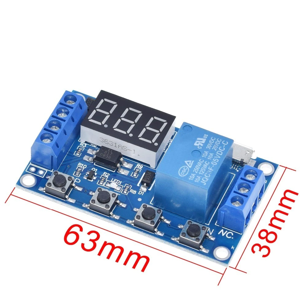 Relais temporisé numérique programmable  JZ-801