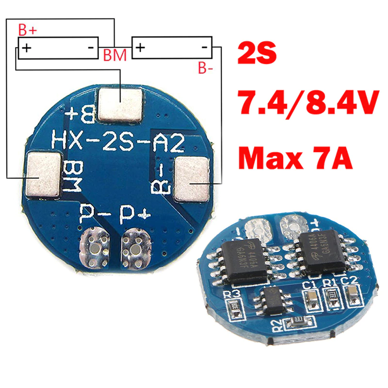 carte BMS 2s 5A 18650 Li-ion Lithium battery