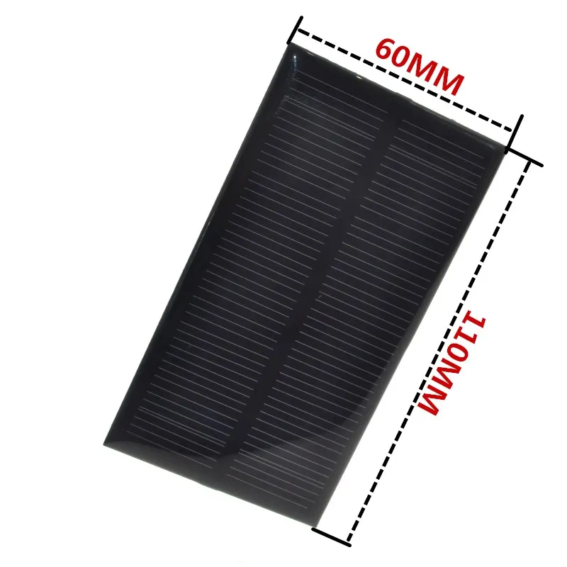 cellule solaire polycristalline 5V, 200mA, 1Watt