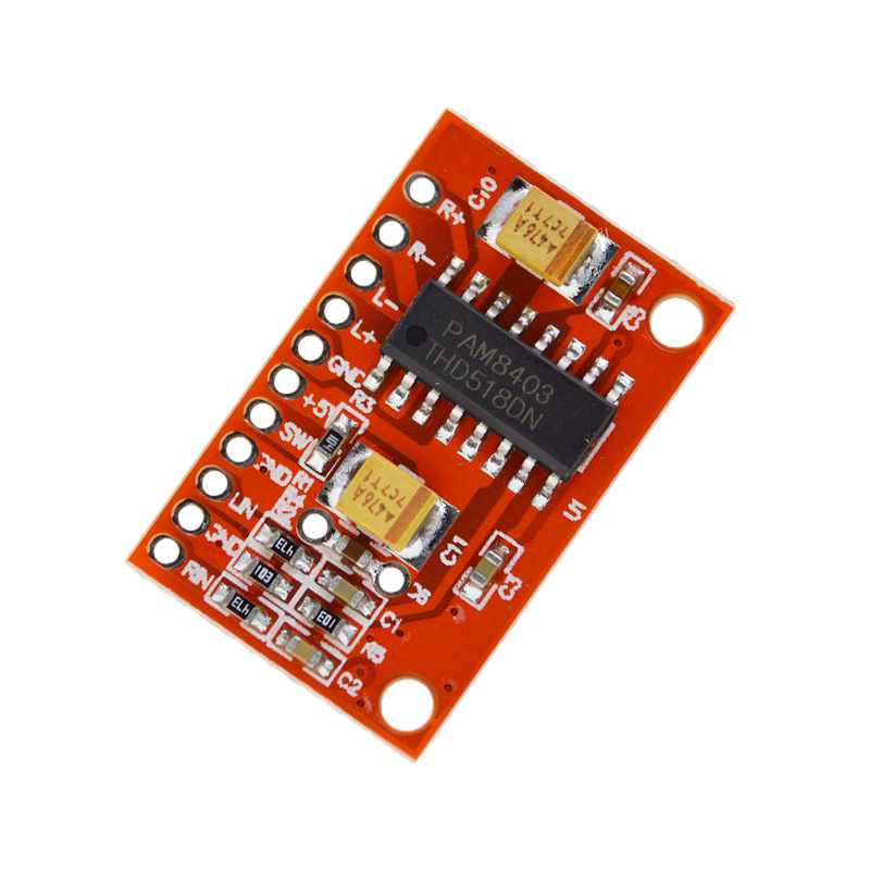 Carte Amplificateur Numérique Audio 2 Canaux 3W PAM8403