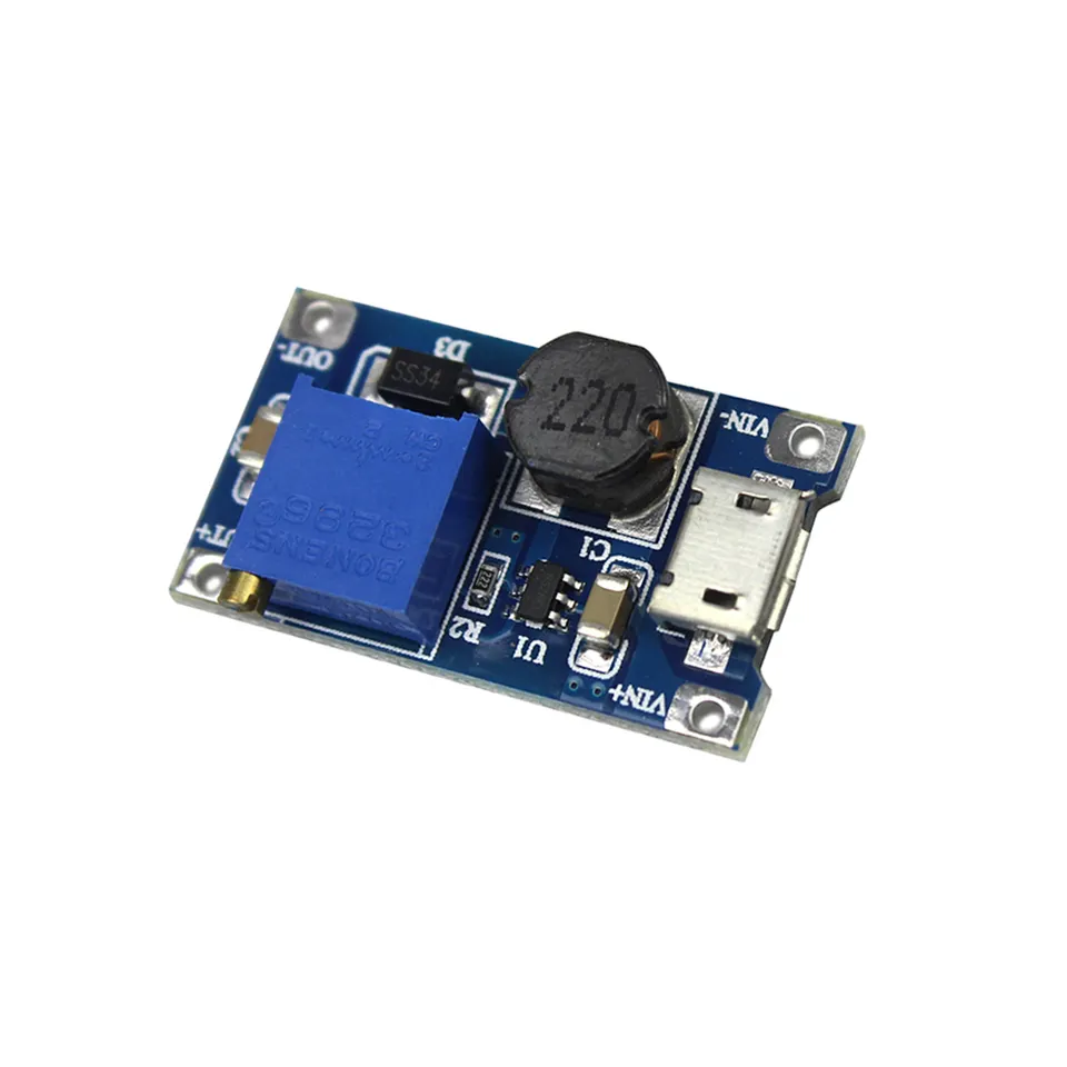 Module de Élévateur DC-DC 2A  MT3608  5 V ~ 28 V  TO  2V  ~  24V