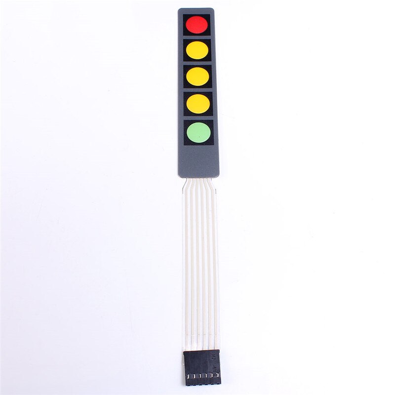 Clavier 5 Touches Rouge/Vert/Jaune 1x5 Matrix