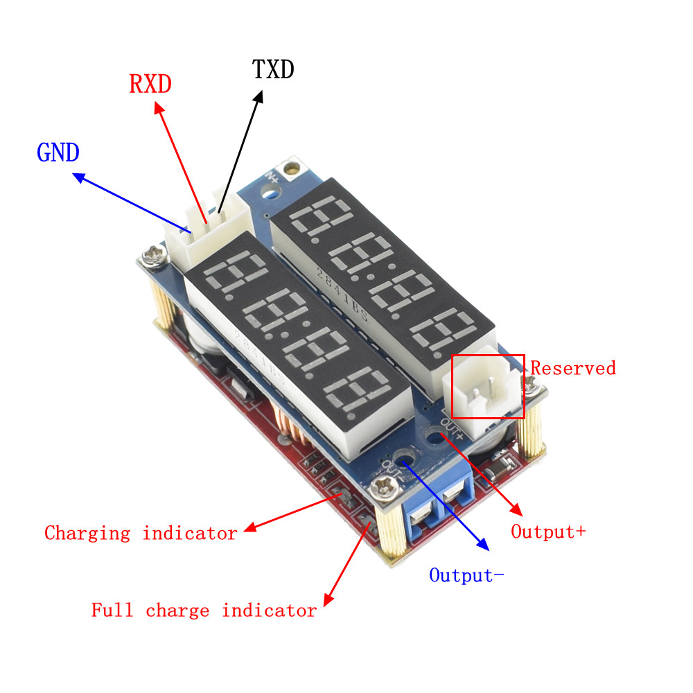 convertisseur abaisseur DC-DC XL4015DC 4~38V TO 1.25-36V 5A 75W  voltmètre amperemetre