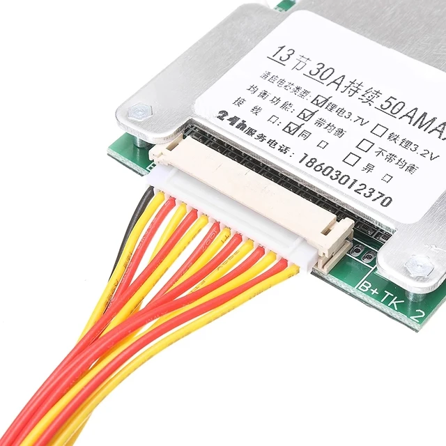BMS 13S chargeur batterie bms 13s 48v 50A
