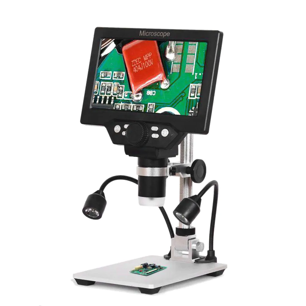 Microscope numérique G1200 7 pouces grand écran LCD de base 12MP 1-1200X