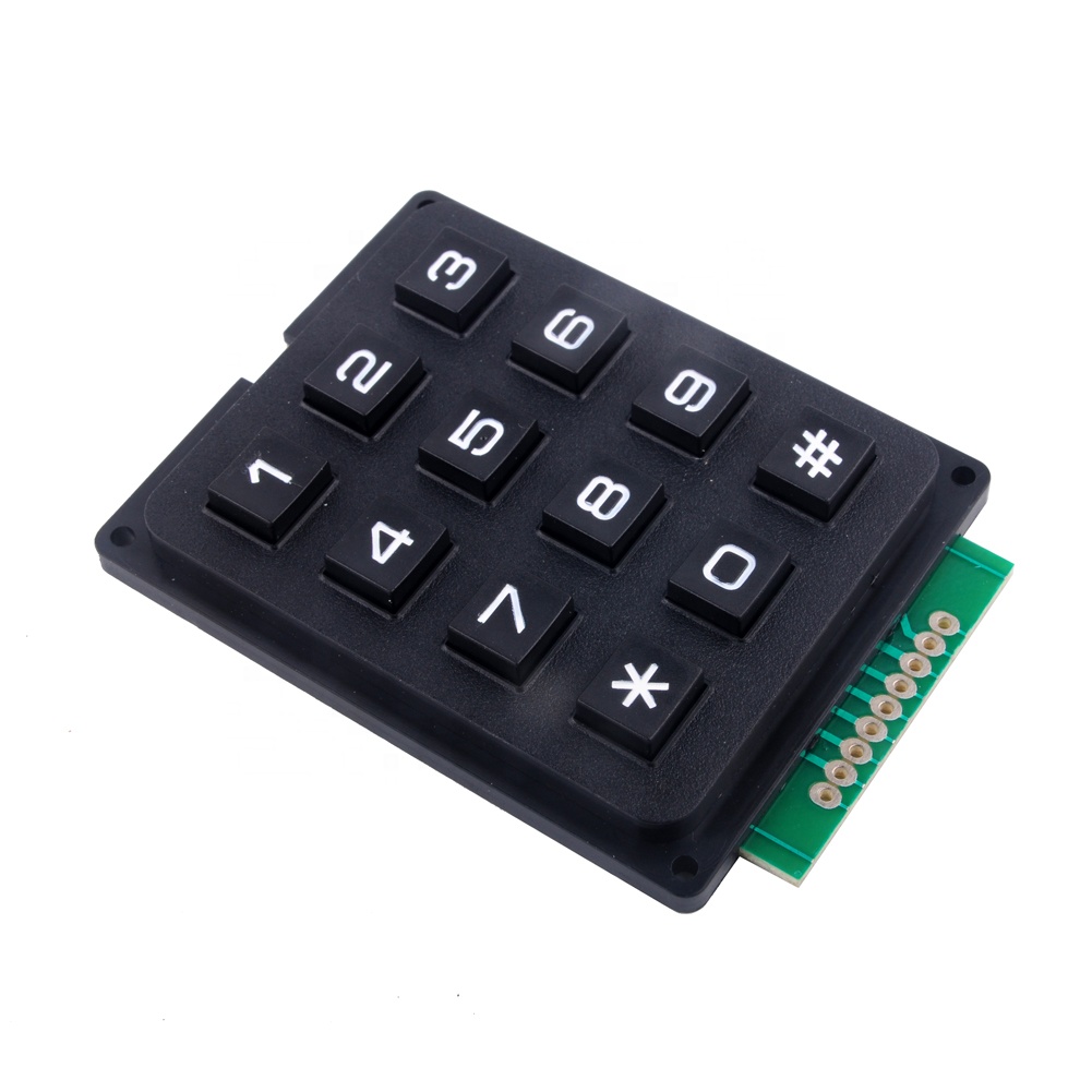 clavier 3*4 touches matrix plastic
