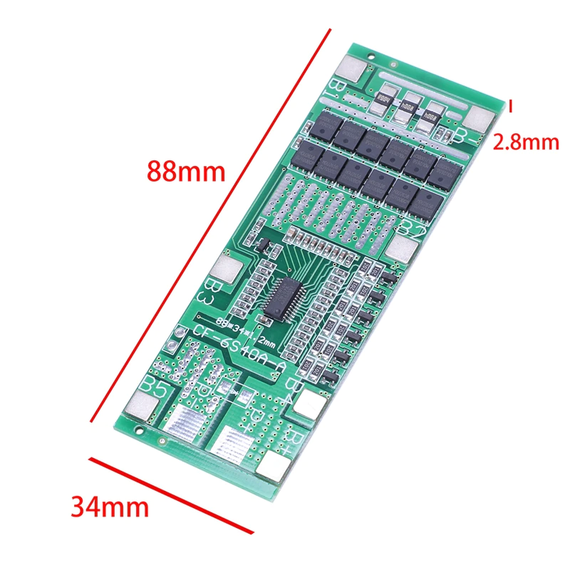 module chargeur pour batterie lithiume bms 6s 40a