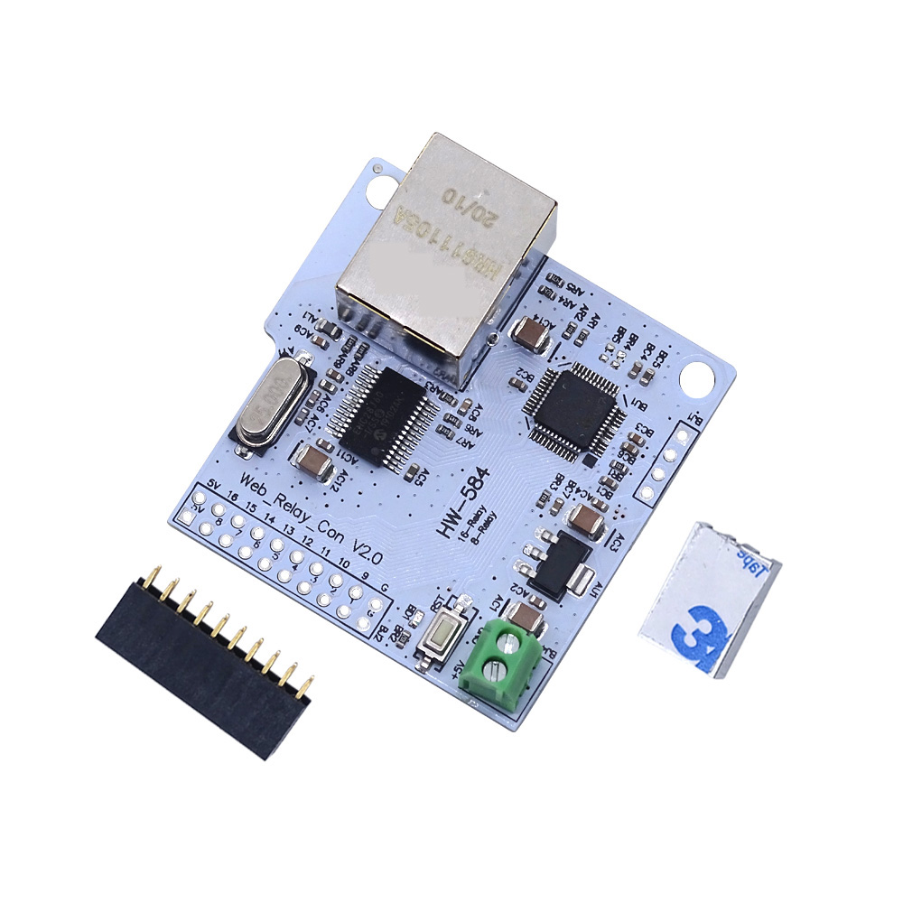 Commutateur de commande réseau Ethernet RJ45 de relais 8 canaux W5100