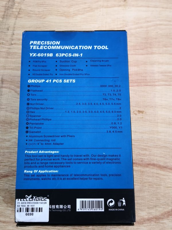 KIT DE REPARATION YX-6019B